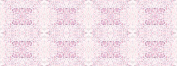 Vattenfärg Bohemiskt Mönster Sömlös Stripe Ikat Brush Stambohemisk Batik Rosa — Stockfoto
