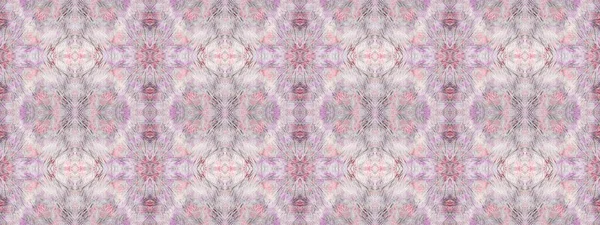 Violett Färggeometriskt Mönster Vattenfärg Geometrisk Borste Abstrakt Band Boho Batik — Stockfoto
