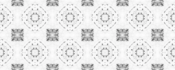 Simple Geometric Pattern Gray Colour Ink Scribble Textile Seamless Boho — Stock Photo, Image