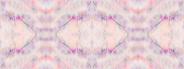 Nahtloser Fleck Waschen Pinsel Pastell Vorhanden Ethnische Geometrische Violette Textur — Stockfoto