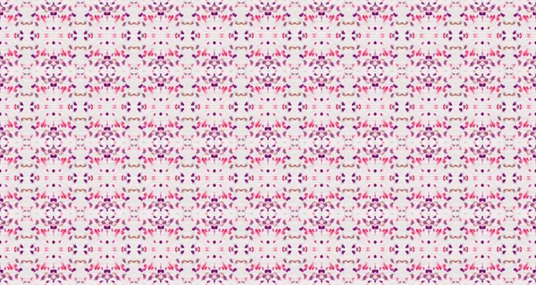 水の色ボヘミアンパターン シームレスなイカット波 ボヘミアン ブラシ 紫色のボヘミアン バティック シームレスな水彩繰り返しパターングレー色幾何学的な繊維 Stripe Boho Brush — ストック写真