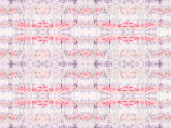 Aquarell Geometrisches Muster Geometrischer Pinsel Lila Farbe Nahtloser Welliger Batik — Stockfoto