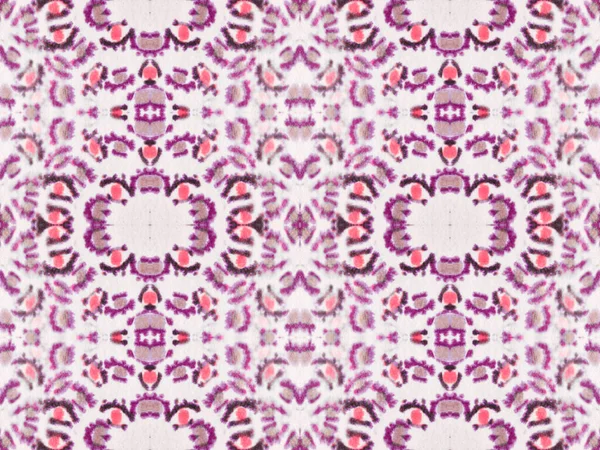 Aquarell Bohemian Pattern Geometrisches Muster Grauer Farbe Lila Farbe Bohemian — Stockfoto