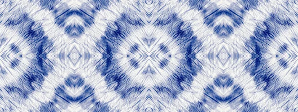 Cloth Mark Blue Cotton Tye Dye Mark Tiedye Watercolor Cotton — Stockfoto