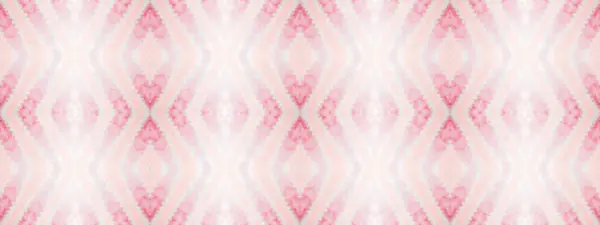 Couleur Pourpre Motif Géométrique Tribal Bohemian Batik Textile Géométrique Aquarelle — Photo