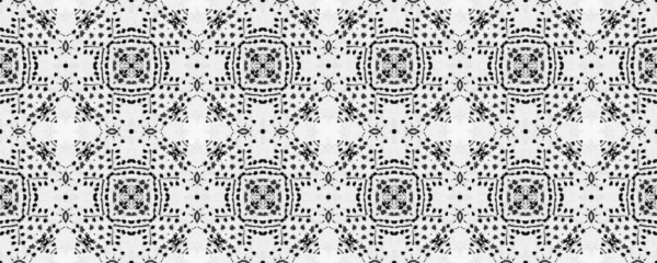 Geometrisches Muster Schwarzer Farbe Abstraktes Design Farbmuster Nahtlos Gefärbte Pinsel — Stockfoto