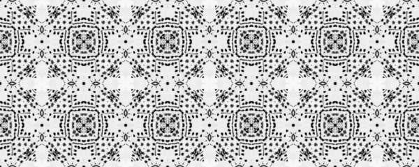 Siyah Renkli Geometrik Desen. Soyut Tasarım Mürekkep Deseni. Kusursuz Boyalı Fırça. Gri renkli Ikat Doodle Deseni. Soyut Ikat Scribble Tekrarla. Basit Kabile Eli Batik. Etnik Mürekkep Karalama Fırçası.