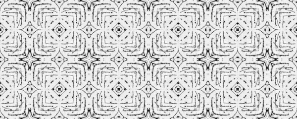 Svart Färg Geometriskt Mönster Sömlös Linje Batik Sömlös Ikat Doodle — Stockfoto