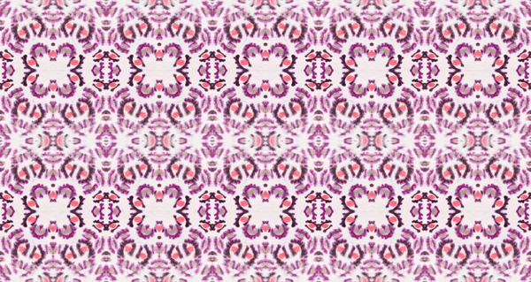 Фиолетовый Цвет Племенная Геометрическая Кисть Бесшовный Полосатый Кисть Бохо Фиолетовый — стоковое фото