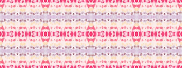 Acquerello Bohemien Pattern Batik Geometrico Colore Viola Colore Rosso Bohemian — Foto Stock