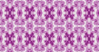 Mor Renkli Bohem deseni. Soyut Çizgili Ikat Fırçası. Etnik Geometrik Fırça. Violet Color Geometric Batik. Kusursuz Geo Wave. Pembe renkli Bohem dokusu. Soyut Suluboya Halı Deseni