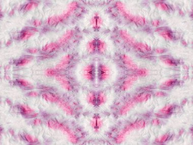 Soyut lekeyi yıka. Kırmızı Pastel Fırça. Pembe Magenta tuval. Modern Kova Suyu Konsepti. Sanat Yaratıcı Kusursuz Sıçrama. Jeo Purple Color Shibori Drop. Boho 'nun soyut çiçeğini bağla. Pembe Mürekkep Deseni