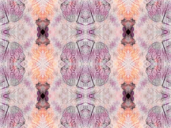 Lila Färg Bohemiskt Mönster Abstrakt Ikat Wave Etnisk Geometrisk Batik — Stockfoto