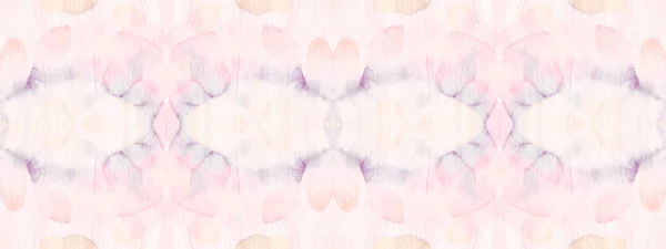 Abstracte Mark Inkt Magenta Naadloze Borstel Roze Tie Dye Canvas — Stockfoto