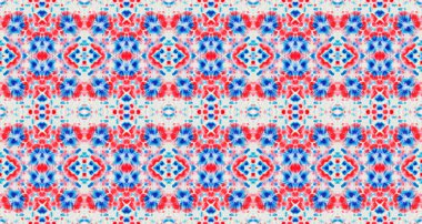 Blue Seamless Spot. Geo Watercolour Tie Dye Mark. Wash Flower Flower. Floral Bohemian Pastel Pattern. Ink Pastel Stain. Floral Hand Abstract Layout. Blue Red Pattern Wet Creative Abstract Stain.