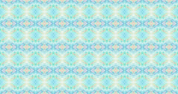 Blue Seamless Mark Geo Blue Color Tye Dye Spot Forma — Fotografia de Stock