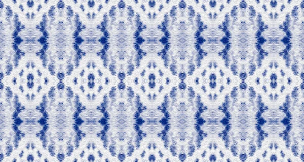 Water Spot Blue Colour Tye Dye Blob Ink Abstract Shape — Fotografia de Stock