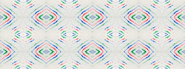 略称はマーク ウェット幾何学的レインボーブロブ 死を繰り返す 民族的な水彩画の質感を描きました 地理虹のシームレスな分割 インク水ブラシ 柔らかいシームレスキャンバスをタイダイ スポットインクパターン — ストック写真