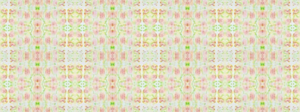 Green Seamless Spot Red Bohemian Tye Dye Mark Wet Gradient — Stockfoto