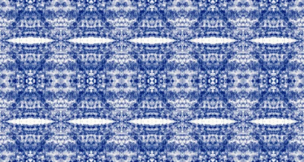 Mancha Água Cor Azul Tye Dye Blot Mancha Sem Costura — Fotografia de Stock