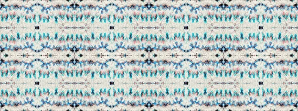 Blauwe Abstracte Vlek Geo Boheemse Acryl Mark Paarse Boho Naadloze — Stockfoto