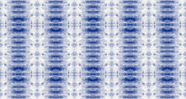 Značka Látky Blue Cotton Tye Dye Spot Moderní Geometrická Vodní — Stock fotografie
