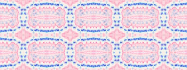 Niebieski Znak Abstrakcyjny Mokry Różowy Kolor Barwnika Tye Drip Plotka — Zdjęcie stockowe