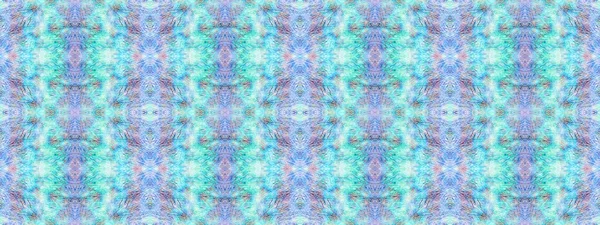 Blue Seamless Spot Art Bohemian Tye Dye Blob Мокрое Абстрактное — стоковое фото