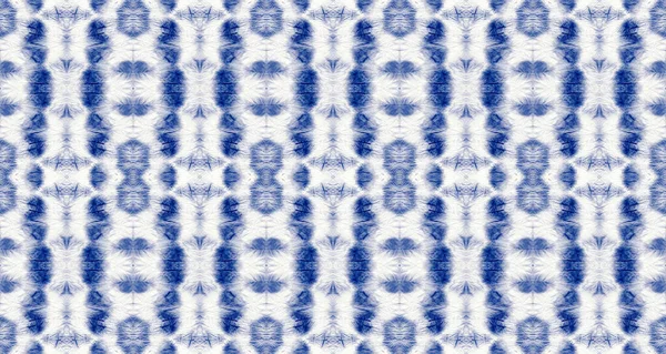 Macro Mark Blue Cotton Shibori Drip Colour Geometric Cotton Texture — Stok fotoğraf