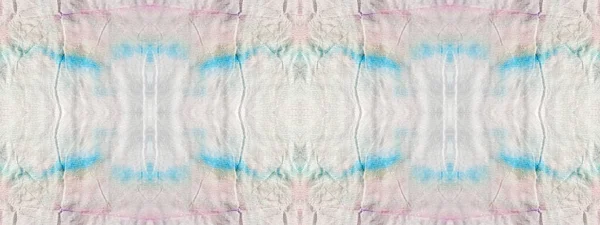 Blue Abstract Mark Nasses Aquarell Tye Dye Mark Farbe Boho — Stockfoto