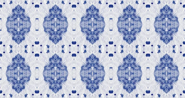 Color Mark Blue Colour Shibori Spot Crease Aquarelle Drawn Spatter — стокове фото