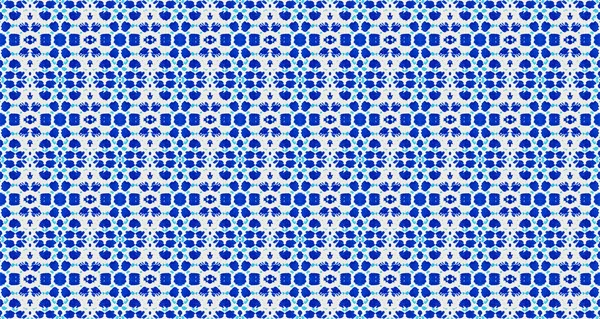Blue Abstract Spot Art Blue Color Colorful Drop Floral Boho — Foto Stock
