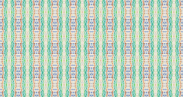 Blue Seamless Mark Art Bohemian Shibori Blot Modern Watercolor Cloth — Stock Photo, Image