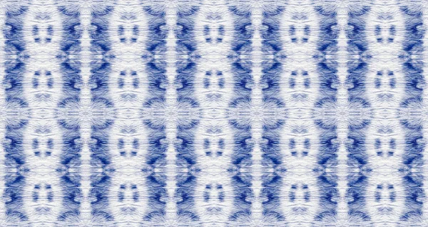 Macro Spot Blue Colour Tie Dye Drop Indigo Cotton Soft — Stok fotoğraf