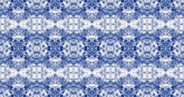 Wasserfleck Blaue Krawatte Dye Drop Tinte Creative Seamless Paint Baumwolle — Stockfoto