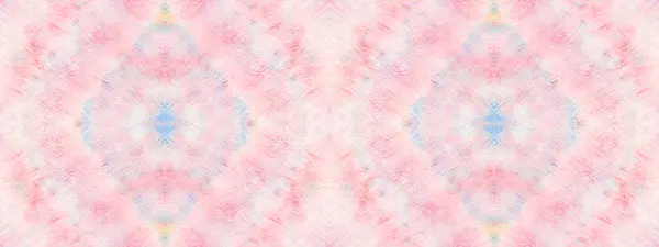 Pink Color Tye Dye Drip 약자이다 스트립 셰이프 현대의 보헤미안 — 스톡 사진