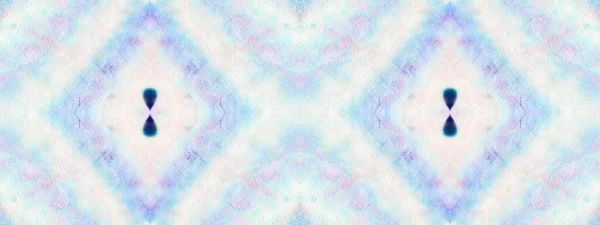 Blauer Abstrakter Fleck Tintenblaue Farbe Shibori Blot Textur Mit Rosa — Stockfoto