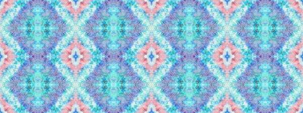 Blue Abstract Spot Encre Aquarelle Cravate Dye Drip Forme Bande — Photo