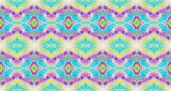 Wash Seamless Spot Art Geometric Shibori Drop Tie Dye Boho — Stockfoto