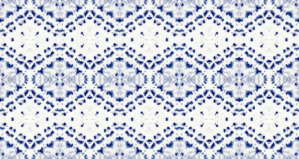 Punto Tela Blue Cotton Shibori Spot Impresión Abstracta Creativa Tinta —  Fotos de Stock