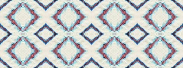 Blå Sömlös Fläck Våt Akvarell Shibori Blob Tiedye Geometrisk Ljusstruktur — Stockfoto