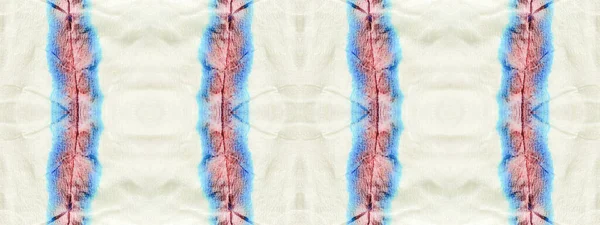 Blue Abstract Spot Ink Red Color Tye Dye Drip Wet — Stockfoto