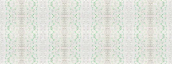 Зелений Абстрактний Знак Мистецтво Акварель Сіборі Пляма Повторіть Квітку Квіткова — стокове фото