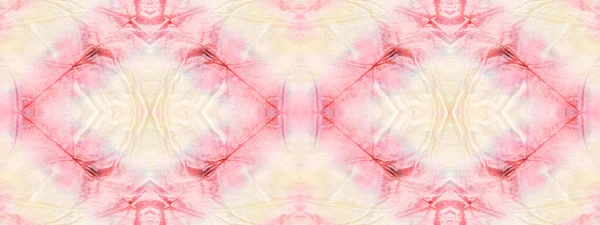 Red Abstract Mark Art Rose Couleur Shibori Spot Effet Couleur — Photo