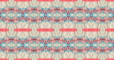 Mavi Kusursuz İşaret. Mürekkep Renkli Tye Boya İşareti. Kırmızı Fırça. Mürekkep desenini yıka. Sıvı Kova Rengi dokusu. Rengi tekrar yıka. Renkli Boho Kusursuz Tekrarı. Coğrafi Gradyan Soyut Fırça.