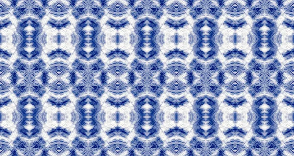 Punto Tela Blot Acrílico Algodón Azul Pinceles Abstractos Tinta Textura — Foto de Stock