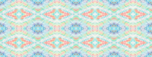 Blue Abstract Spot Art Bohemian Tye Dye Blob Wet Gradient — Stockfoto