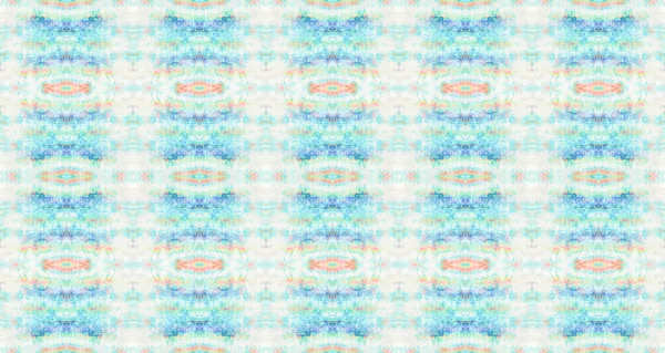 Blue Seamless Spot Wet Bohemian Acrylic Drip Wash Red Pattern — Stock Photo, Image