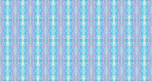 Blauw Abstract Teken Kunst Boheemse Shibori Blob Wash Kleur Stroke — Stockfoto