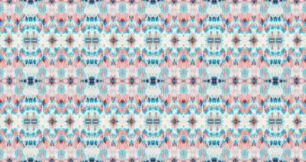 Blue Seamless Spot Geo Bohemian Shibori Blob Pink Purple Grunge — Stockfoto